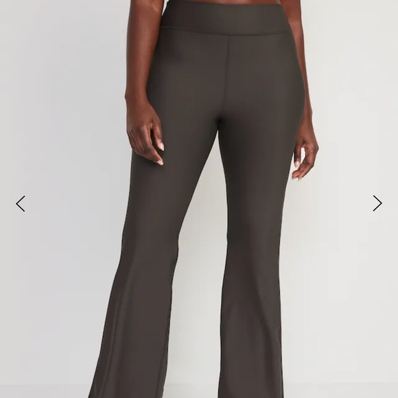 NWT OLD NAVY Extra High-Waisted PowerSoft Flare Leggings Lost In The Woods - Picture 5 of 9